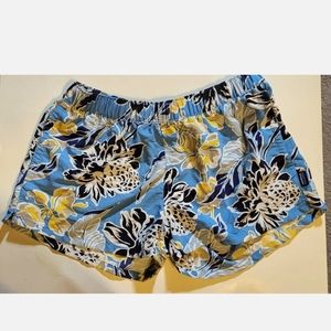 Patagonia Women’s Size Medium Blue Floral Shorts Shorts